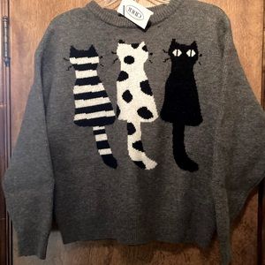 NWT Cat Sweater from Cider size Medium